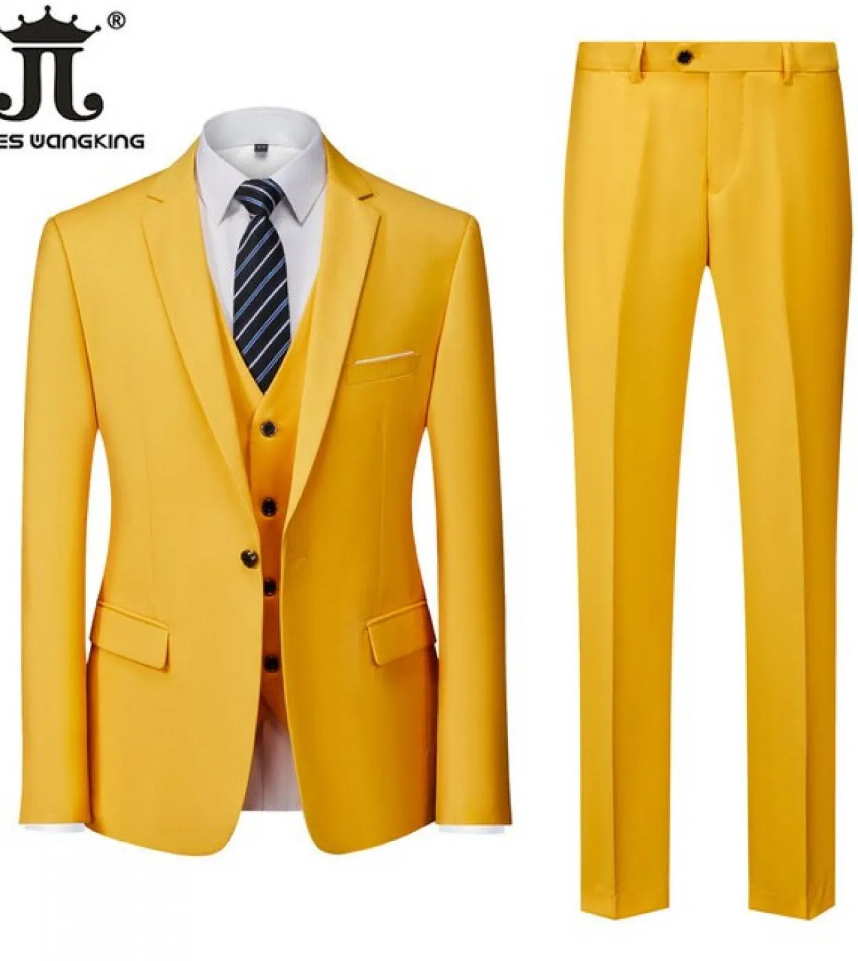 18 colori giacca  gilet  pantaloni marchio di fascia alta tinta unita abito da lavoro formale da ufficio tre pezzi set abiti