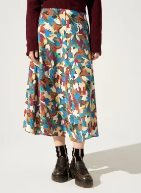  ACOTE   BLOOM - Gonna longuette svasata | Blu