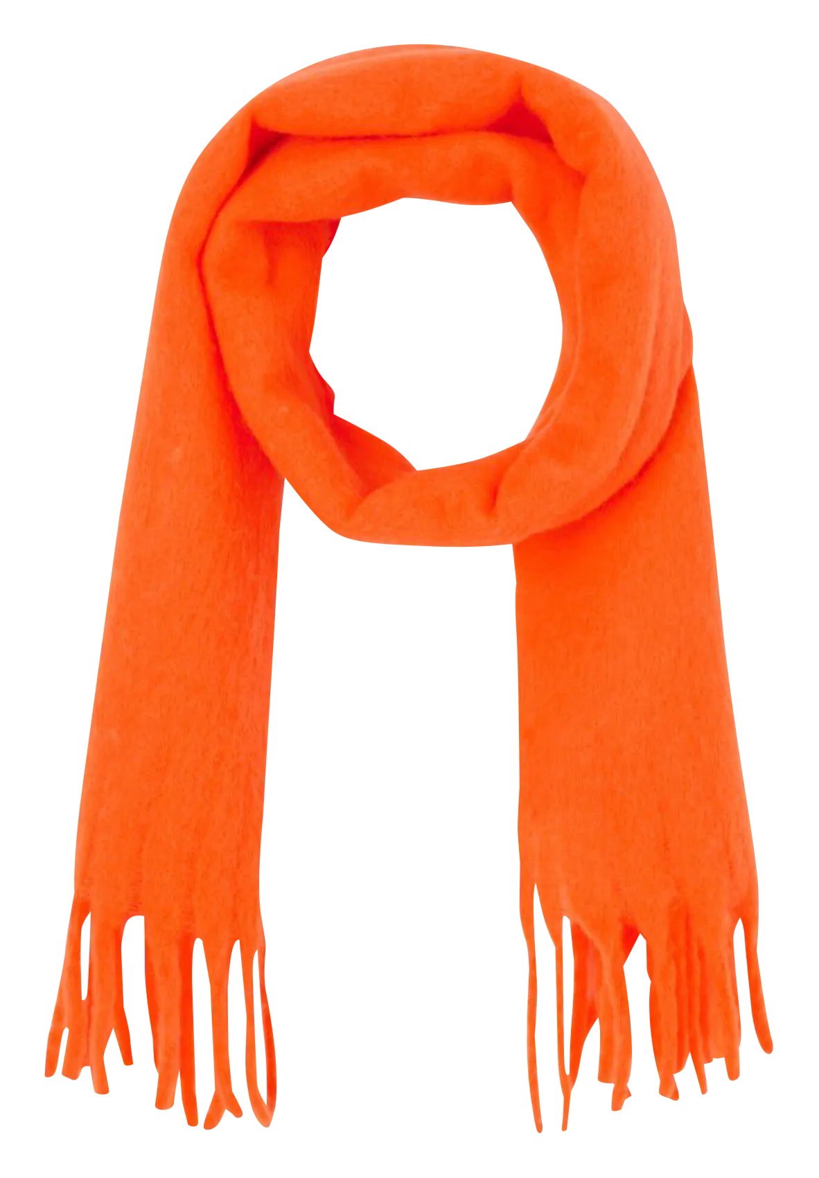 AMERICAN VINTAGE   ZINACO - Sciarpa con bordi sfrangiati | Arancione