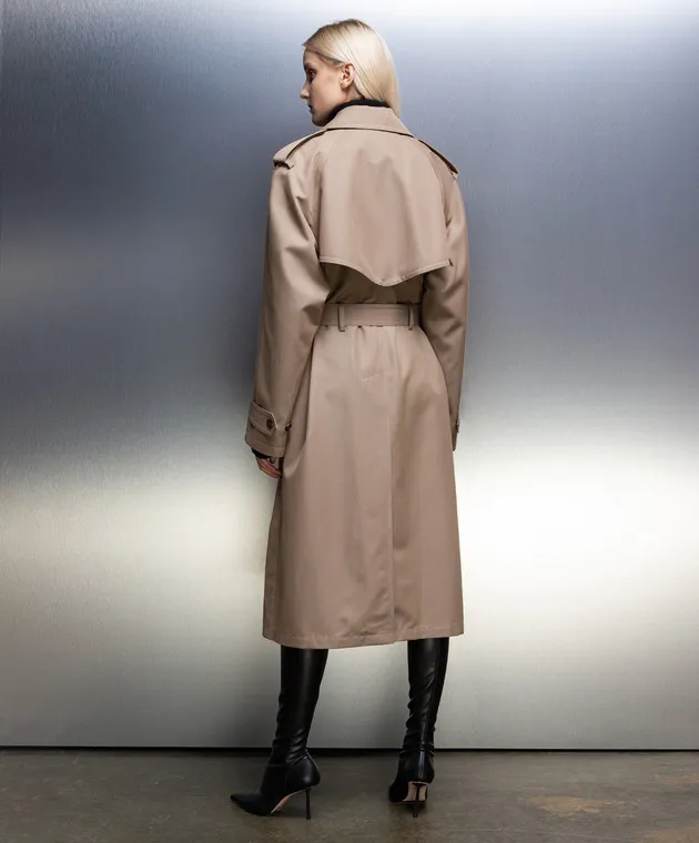 Balenciaga Trench marrone 746400TOP09