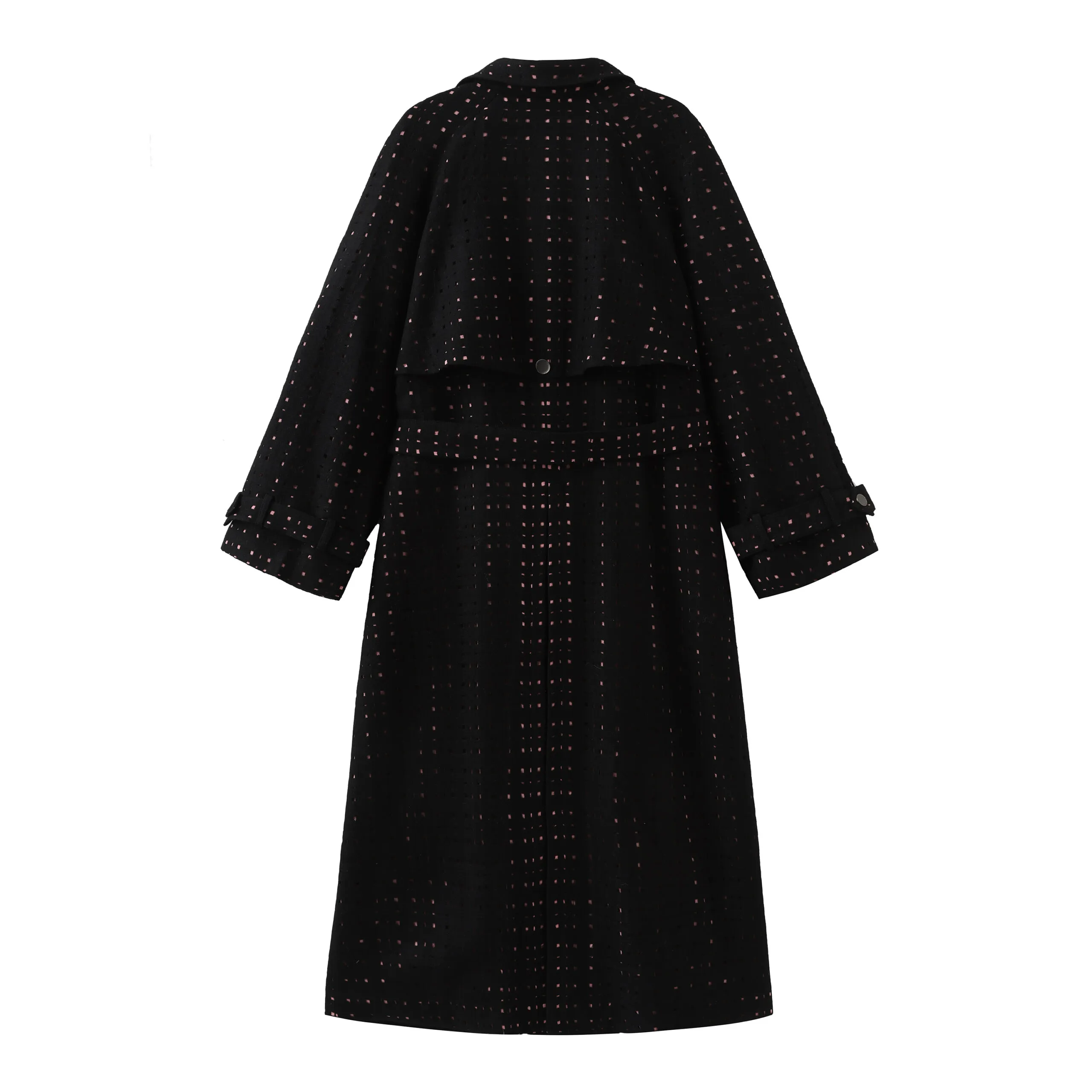 Black Over-Sized Trench Coat
