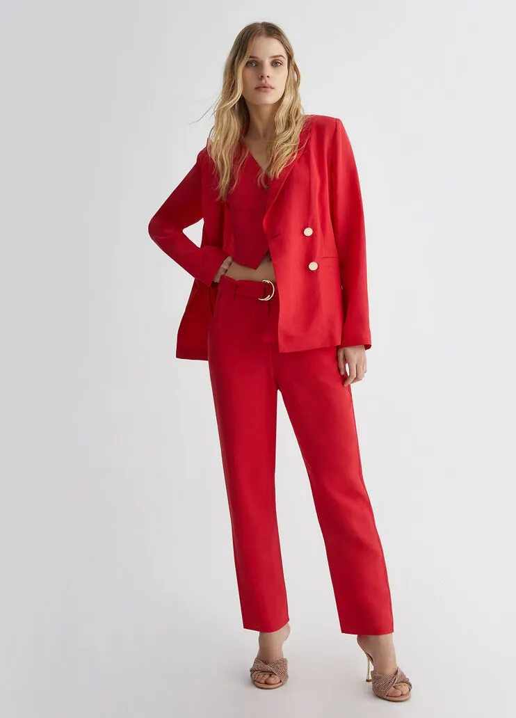 Blazer da completo in lino liu jo