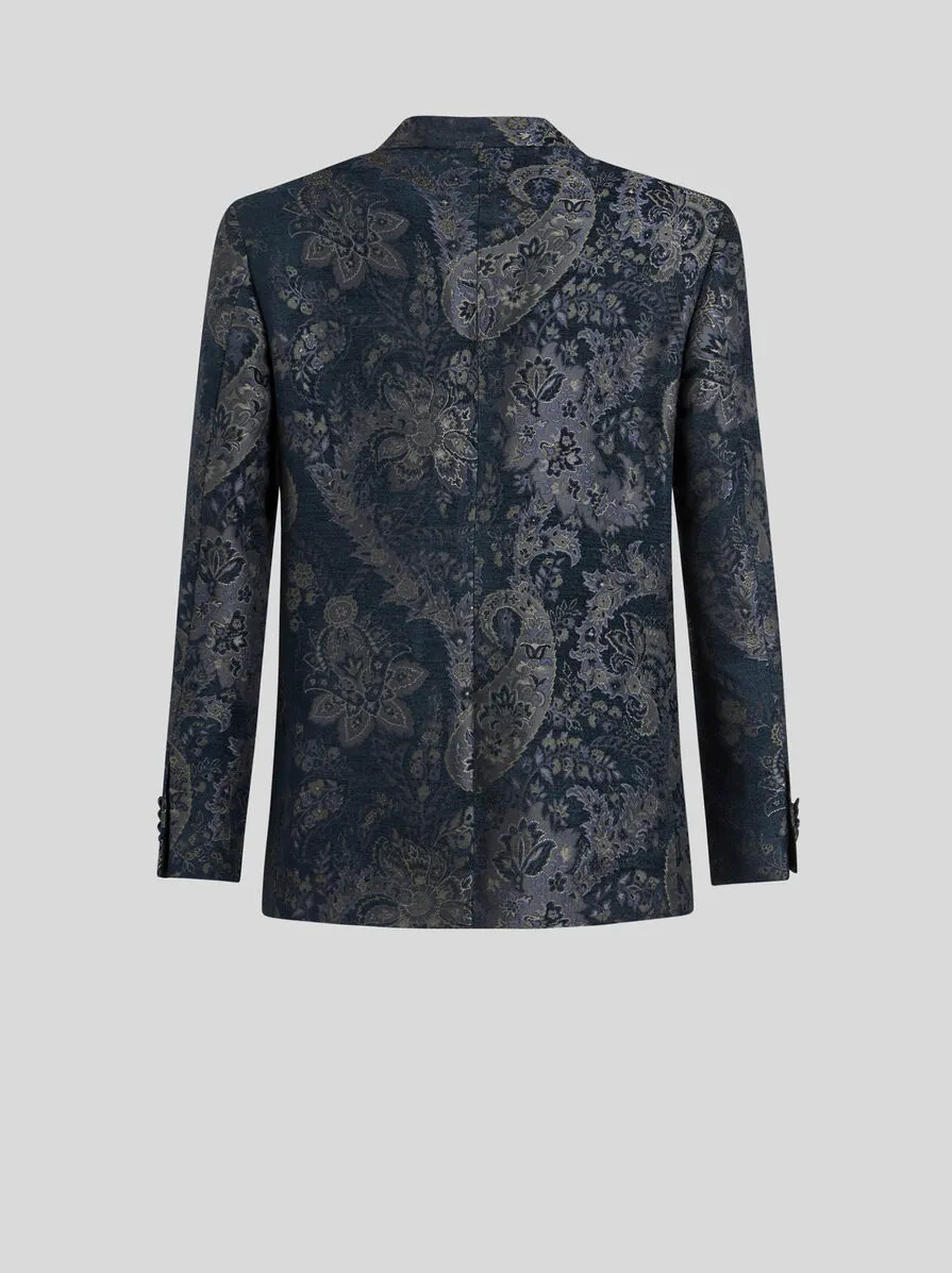 BLAZER IN JACQUARD PAISLEY