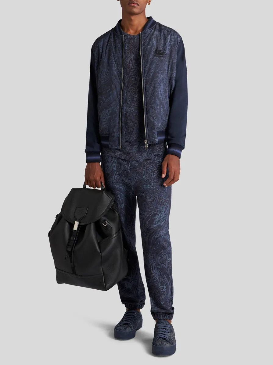 BOMBER PAISLEY CON LOGO
