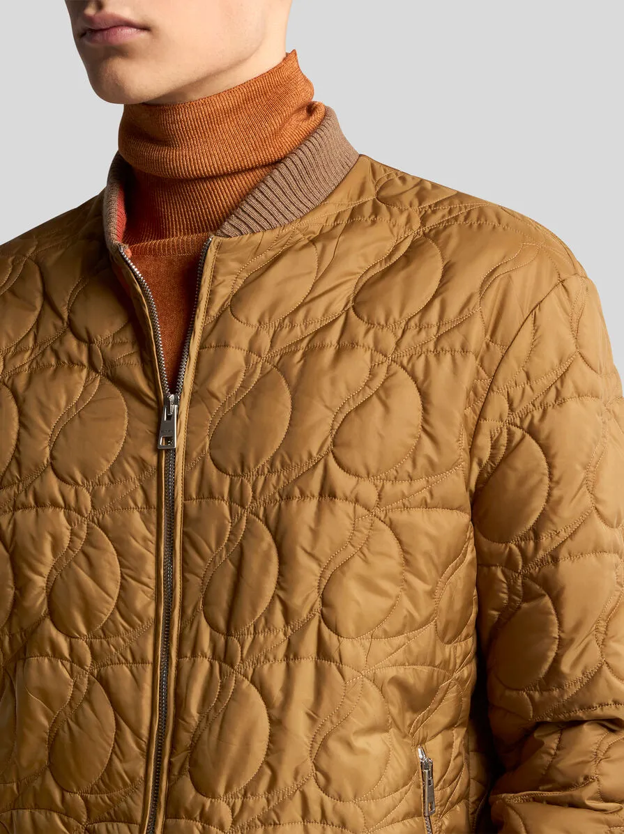 BOMBER PAISLEY TRAPUNTATO