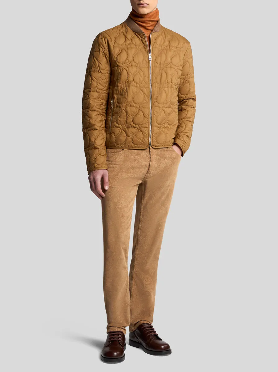 BOMBER PAISLEY TRAPUNTATO