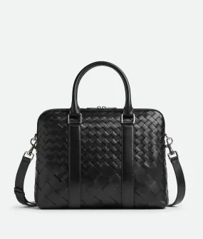 Borsa business Intrecciato sottile 