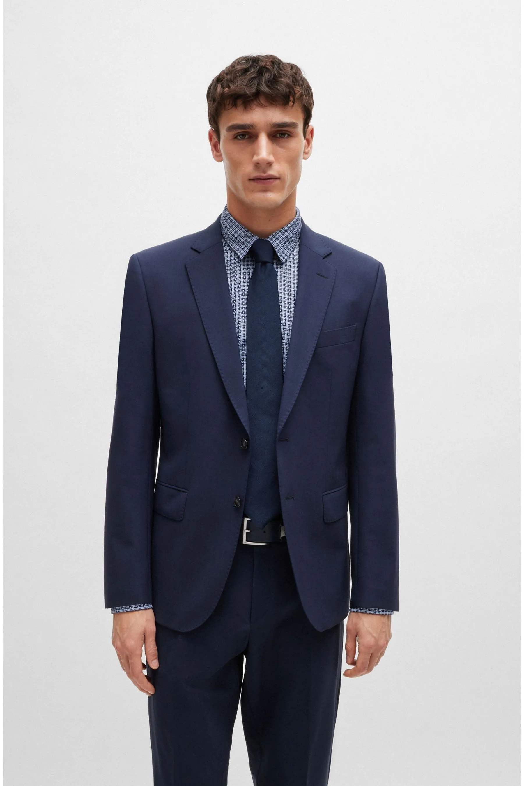 BOSS Regular --Fit Shirt Chambray Printed    