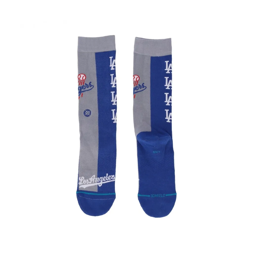 calza media uomo dodgers split crew ROYAL