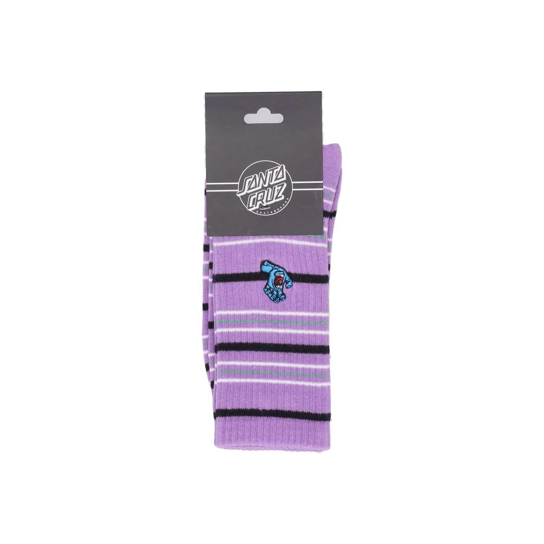Calza Media Uomo Screaming Mini Hand Stripe Sock Digital Lavender Stripe