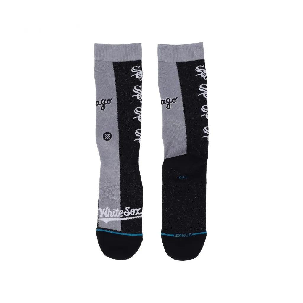 calza media uomo white sox split crew BLACK