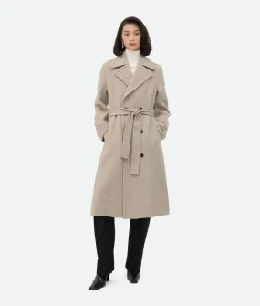 Cappotto in morbido cashmere doppio 