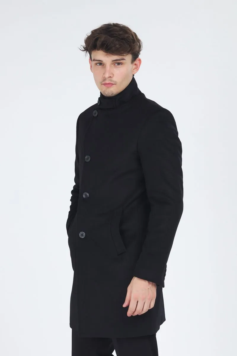 Cappotto Uomo Nero