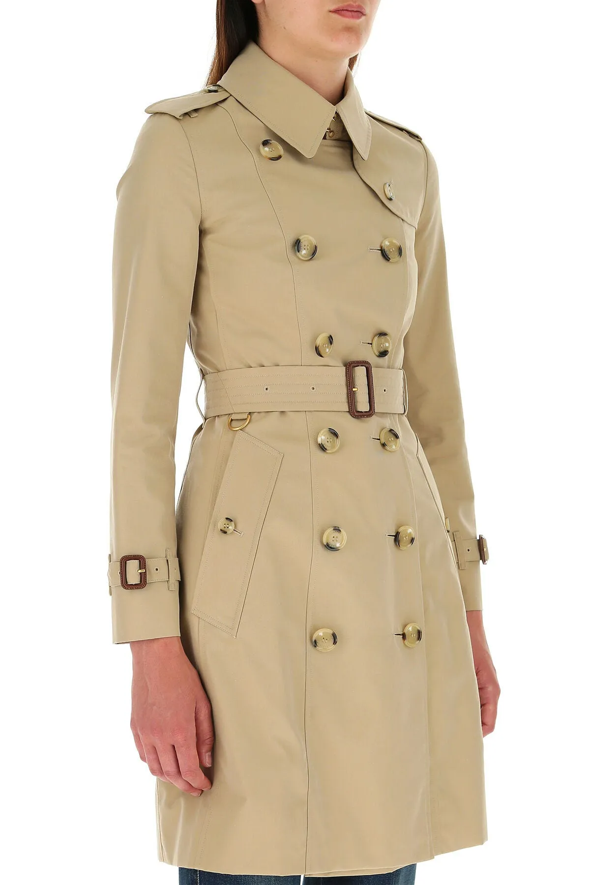 Cappuccino cotton trench coat     