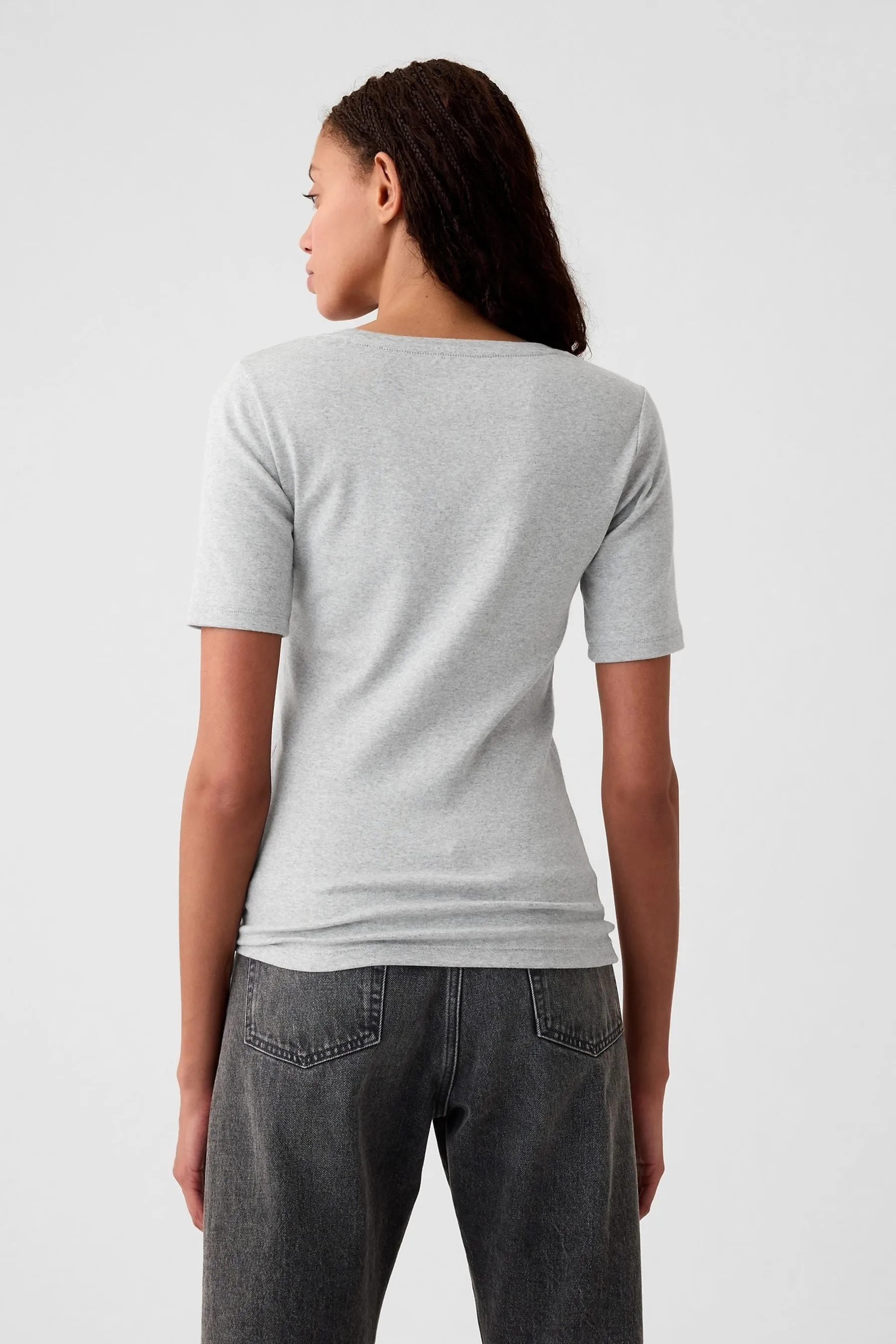 Gap T Shirt Moderna Supima in Cotone-Modal Girocollo Maniche corte    