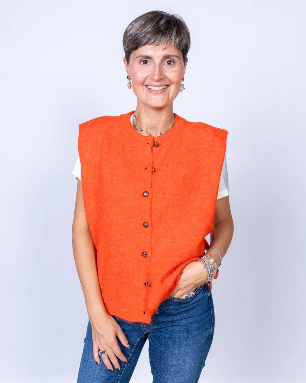 GILET LAMORA ARANCIONE