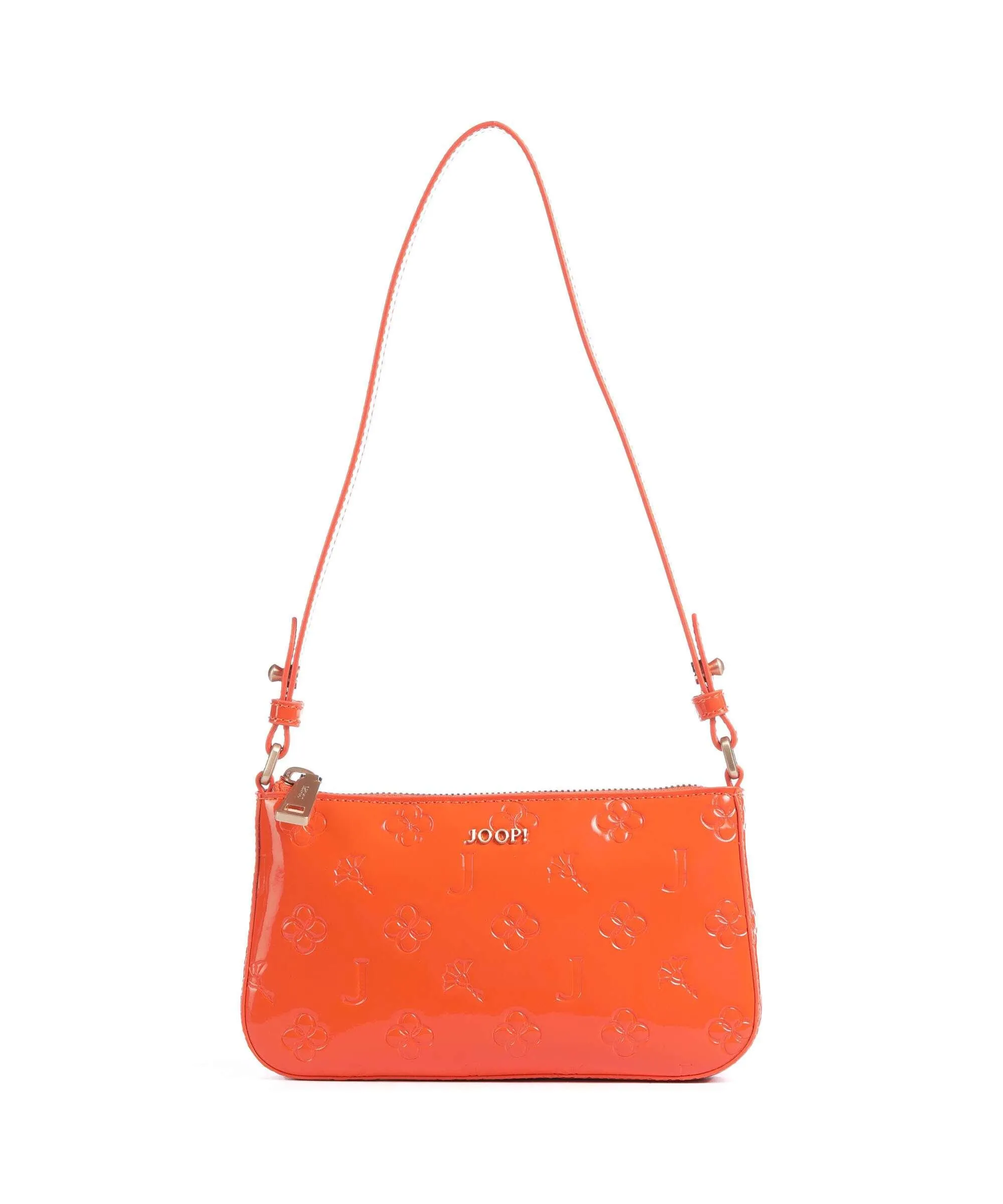  JOOP! Decoro Lucente Eunike Borsa a spalla pelle verniciata arancio  