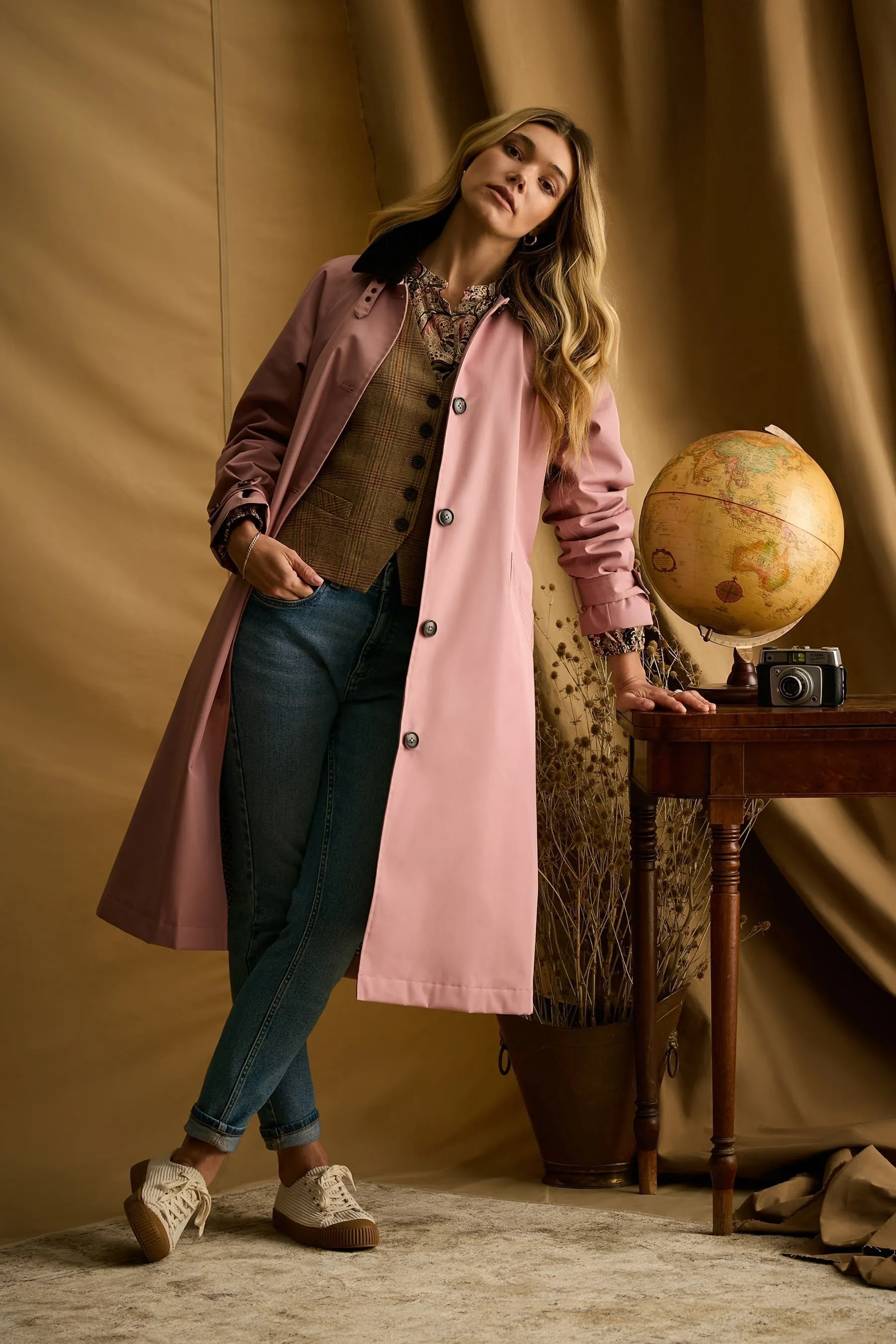 Joules - Epwell - Trench Con cintura impermeabile    
