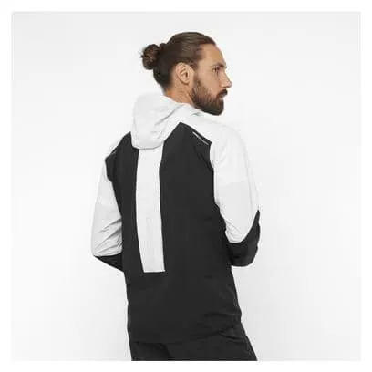 Prodotto ricondizionato - Salomon Bonatti Trail Waterproof Jacket Nero Bianco