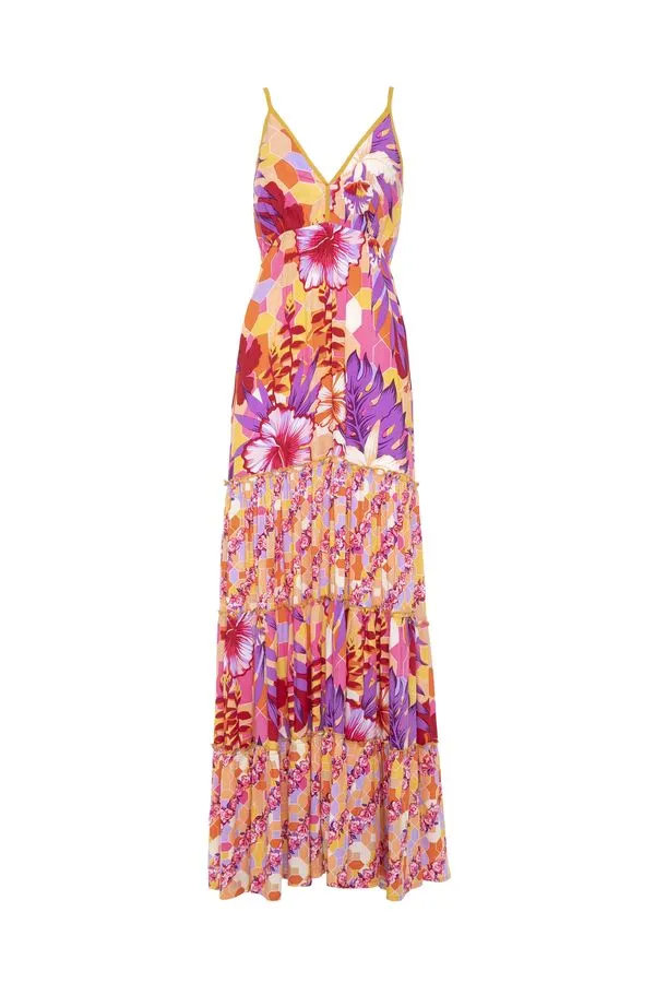S22D68 - Vestito lungo Azalea Baba Design