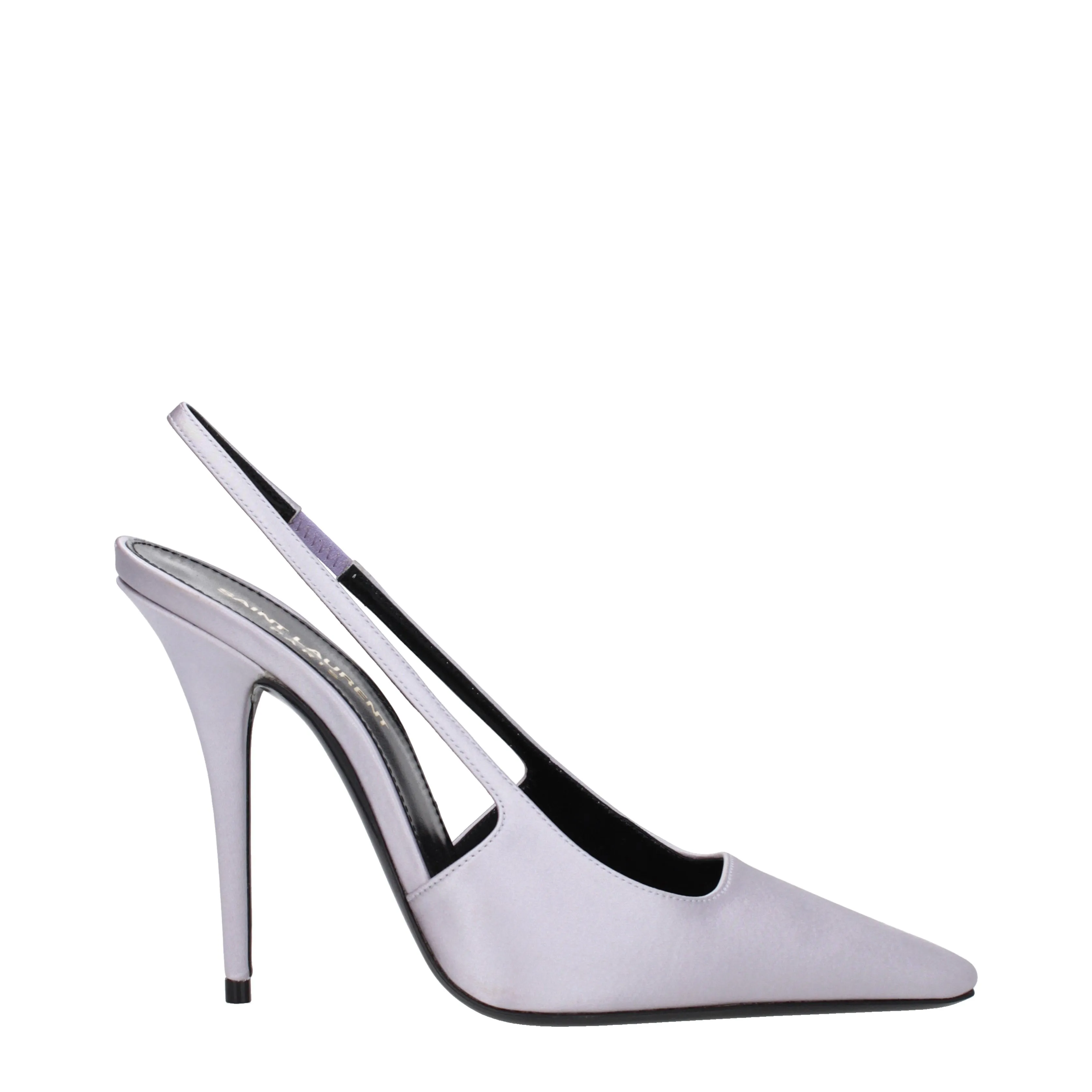 Saint Laurent Sandali Tom Donna Raso Grigio/Lilla