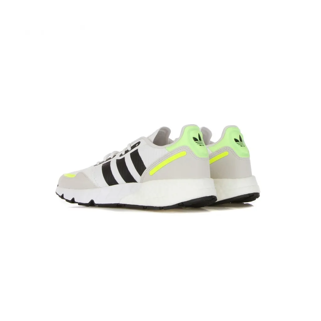 SCARPA BASSA UOMO ZX 1K BOOST CLOUD WHITE/CORE BLACK/SOLAR YELLOW