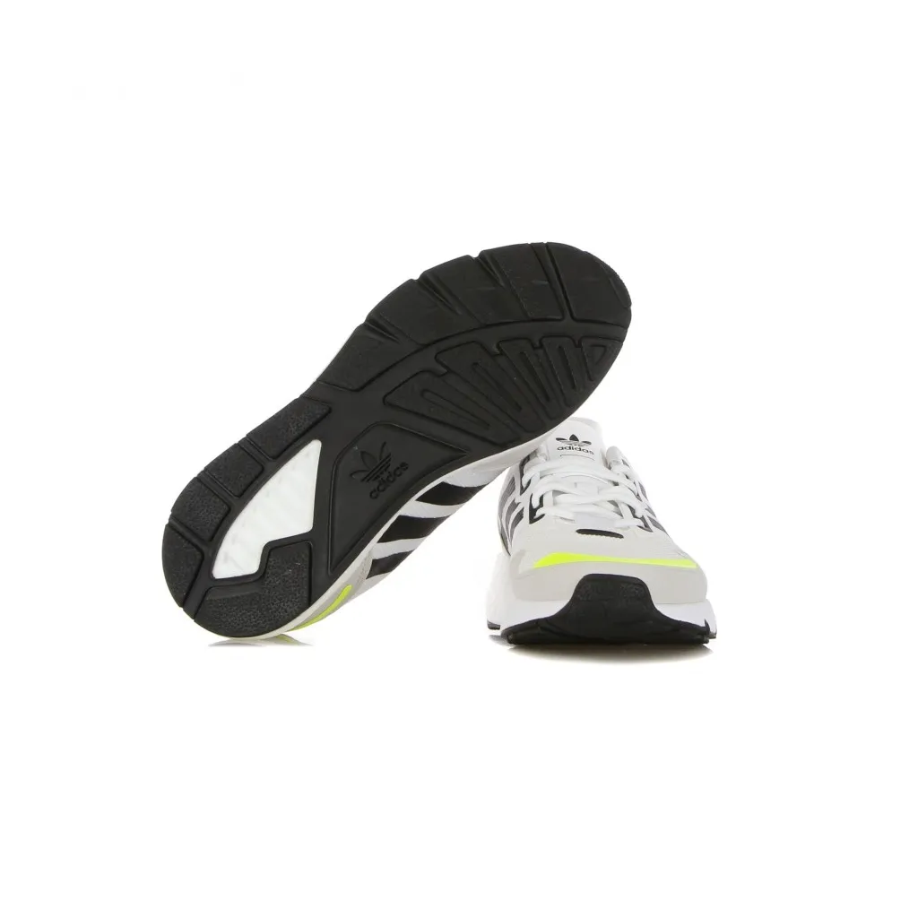 SCARPA BASSA UOMO ZX 1K BOOST CLOUD WHITE/CORE BLACK/SOLAR YELLOW
