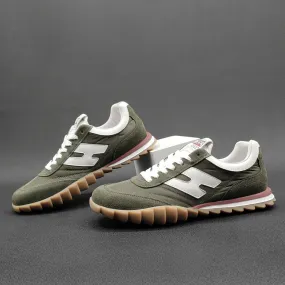 Scarpe da allenamento in pelle antiscivolo moda uomo