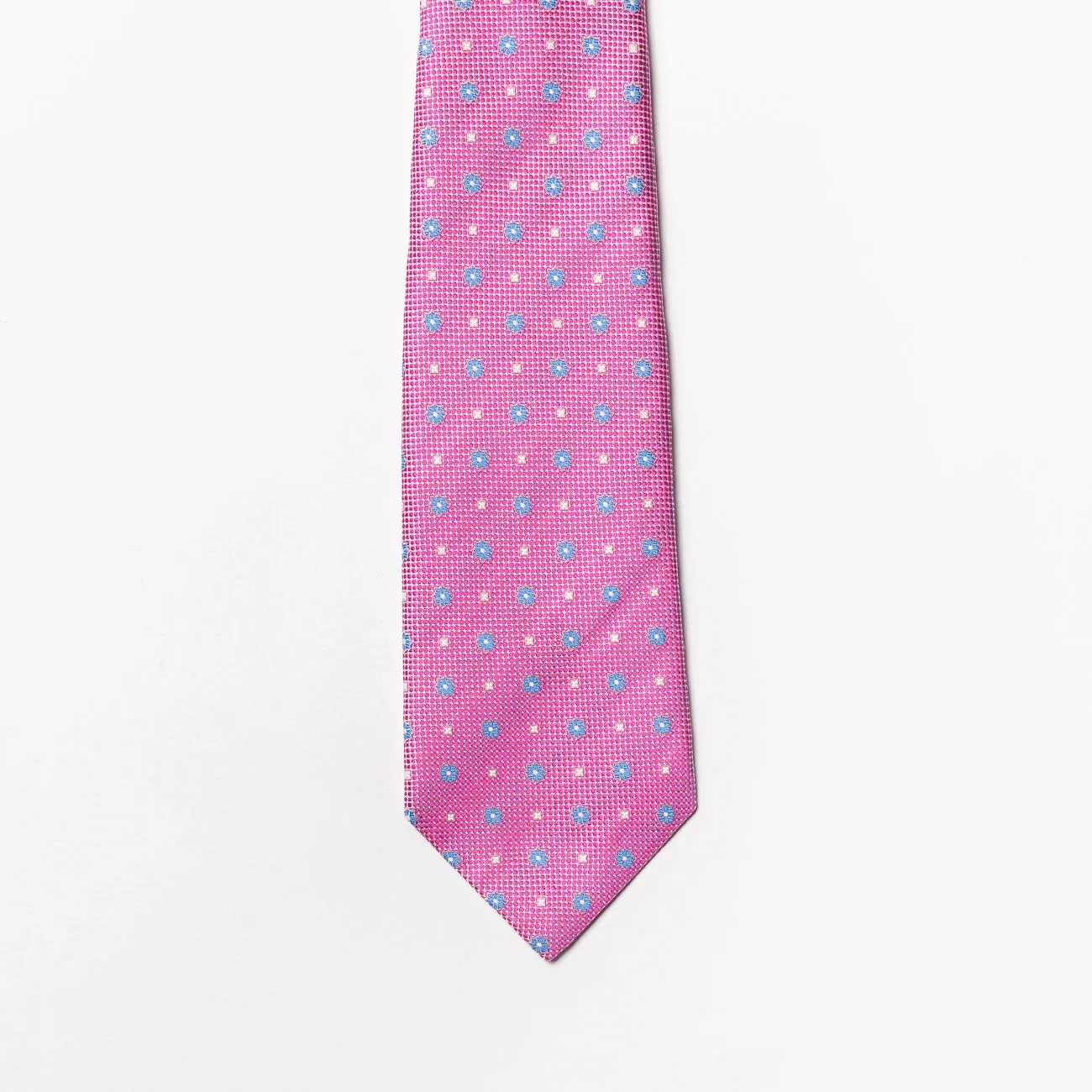 Tailor's & Ties Cravatta 5 pieghe Tailor’s and Ties in seta rosa