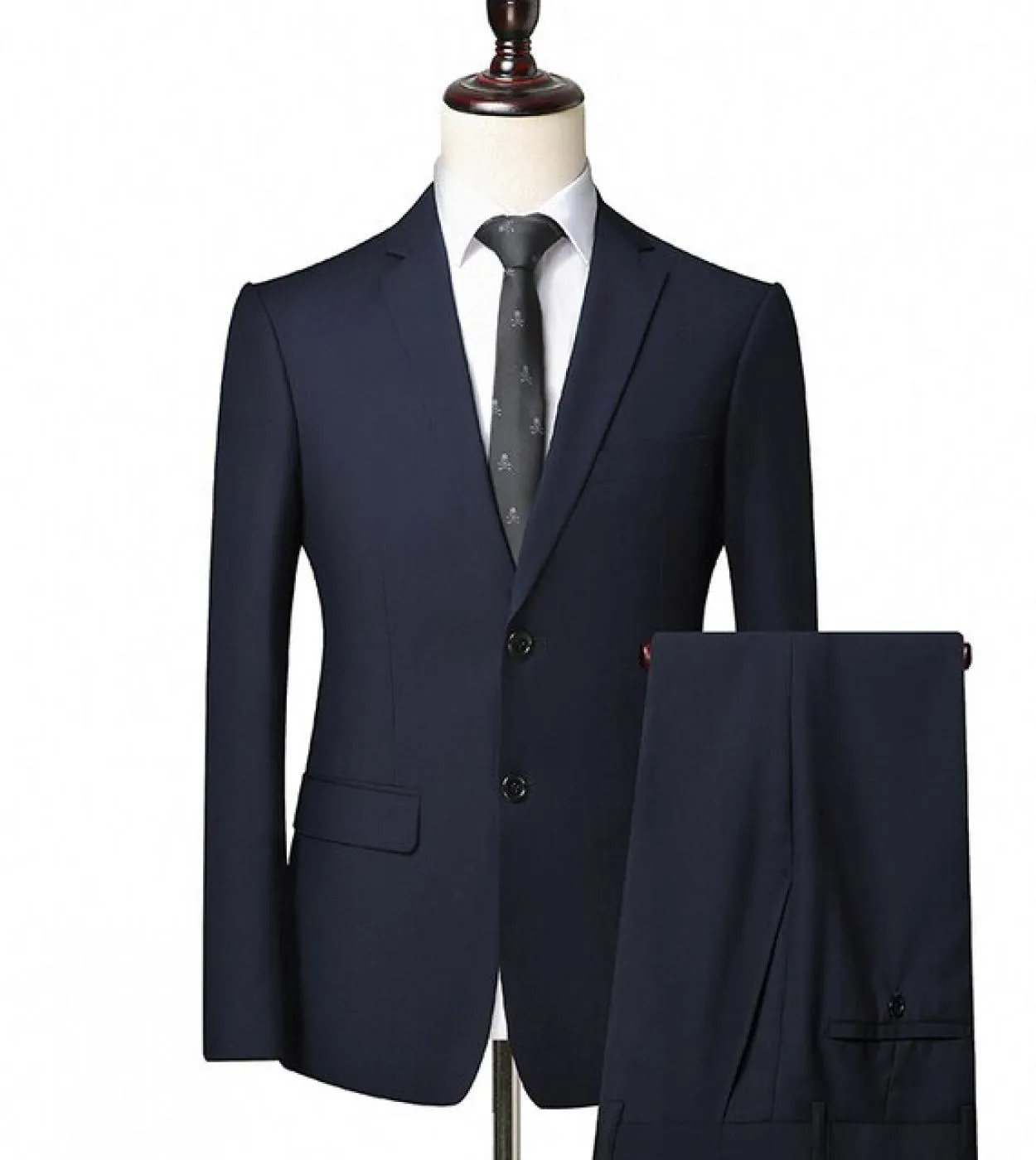 Tian Qiong New Luxury Suit Giacca  pantaloni Abiti da uomo neri con pantaloni Classic Wedding Business Slim Fit Party Suit Mens