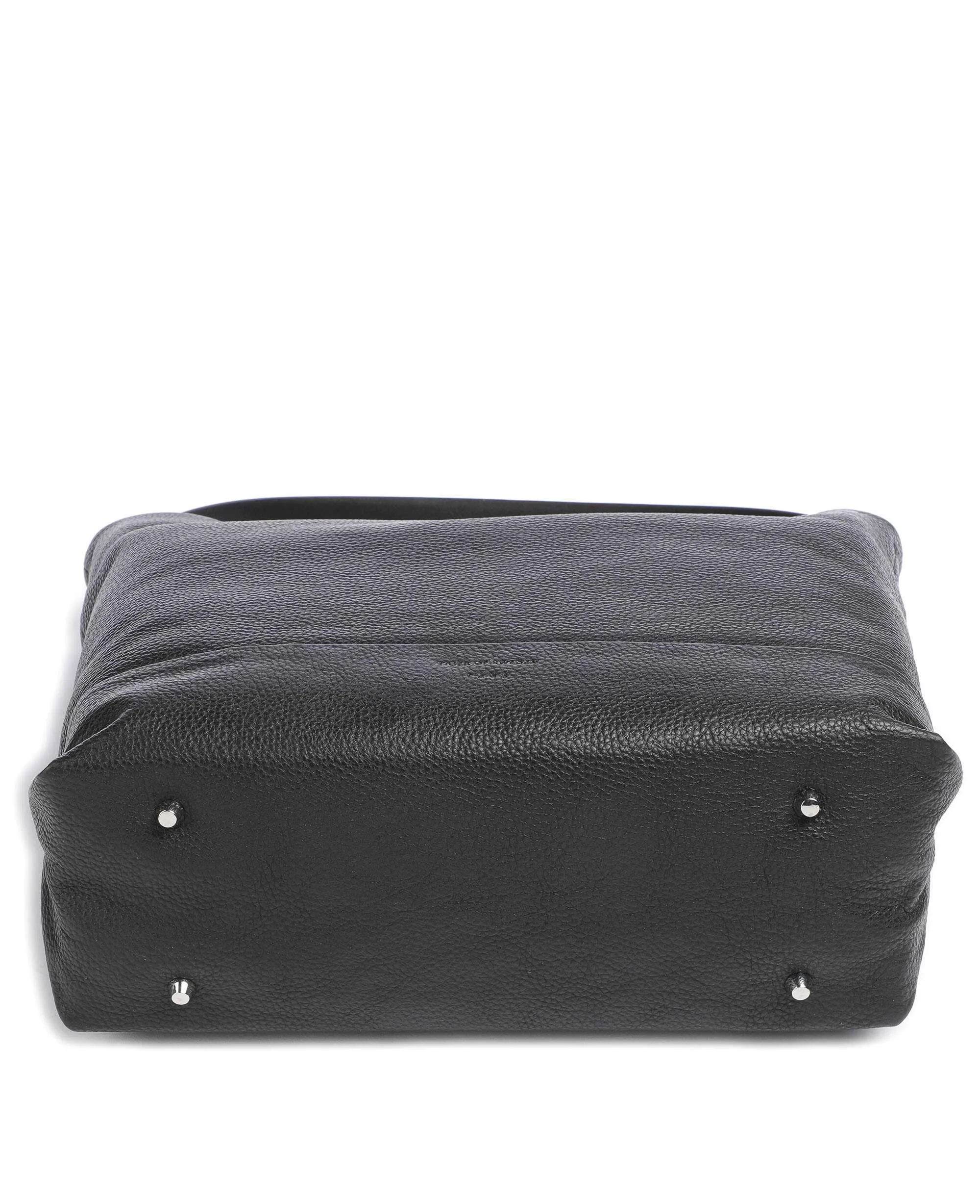  Tiger of Sweden Cesano Borsa hobo pelle di vacchetta grana nero  