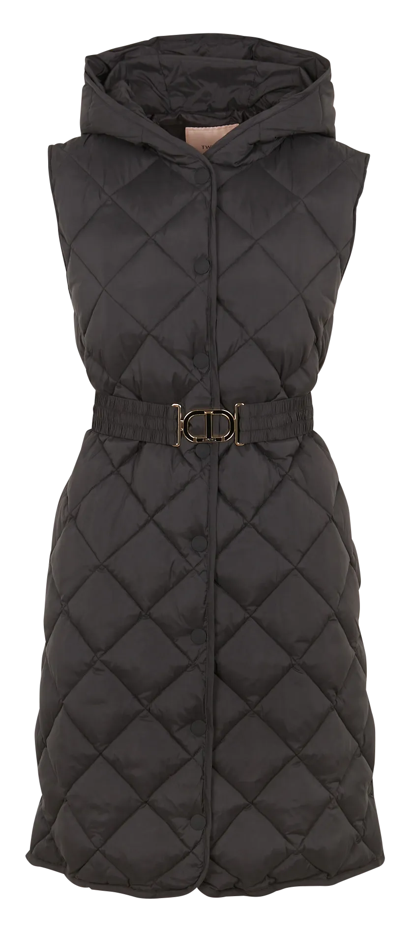  TWINSET   Piumino con cappuccio | Nero