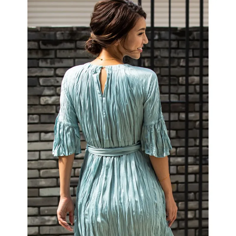 Vestito elegante gravidanza e allattamento a mezze maniche