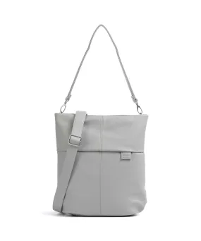  Zwei Mademoiselle.M M12 Borsa hobo pelle sintetica grigio  